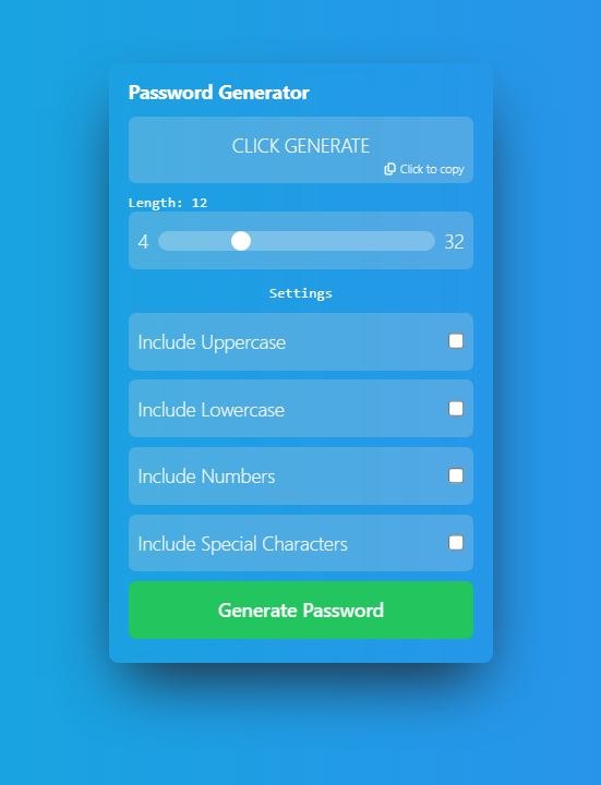 PasswordGenerator